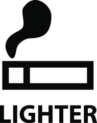 Vector isolated car dashboard icon with description