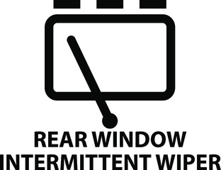 Vector isolated car dashboard icon with description