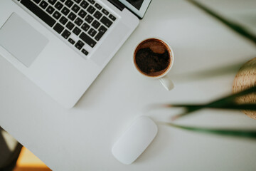 Morning Coffee At Work.