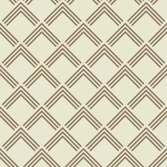 Delicate seamless geometric vector pattern with lines