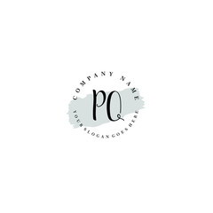 PQ Beauty vector initial logo