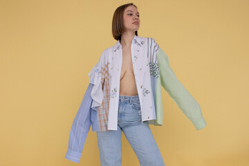 Stylish  young woman  - fashion portrait 