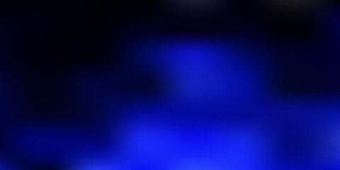 Dark blue vector abstract blur pattern.