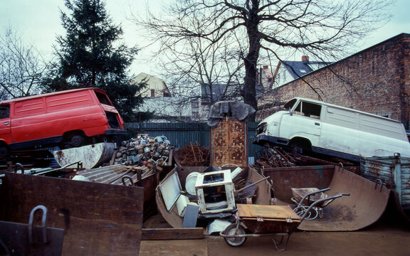 Scene at a scrapyard