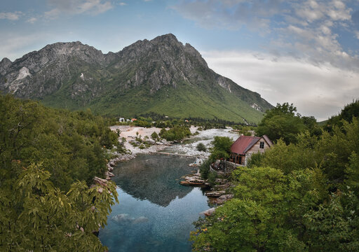 Theth National Park. Albania. One of the most beautiful travel destination in Europe.