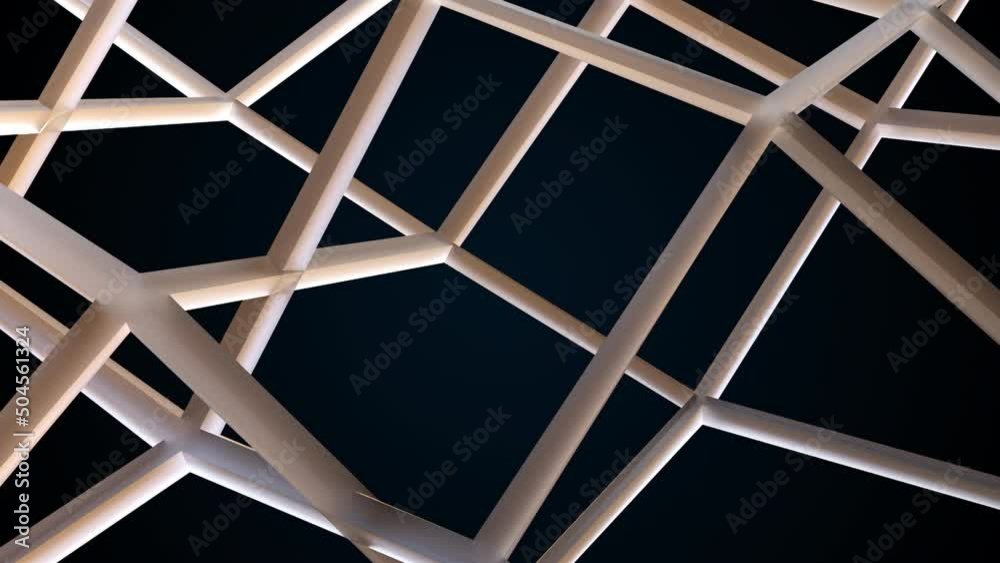 Poster 3d grid. computer generated 3d render