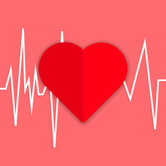 Heart shape. Like icon. Social media icon. Vector illustration.