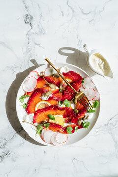 scandinavian Gravadlax, cured salmon