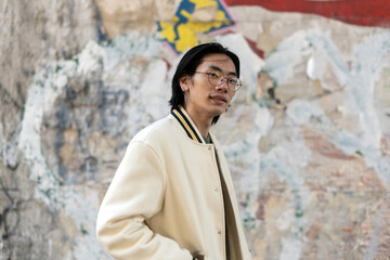 Young man looking at the camera