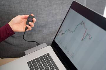 Anonymous Person Investing In Crypto