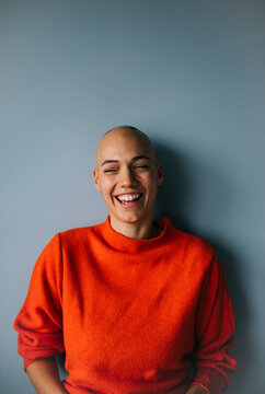 Portrait of Young Woman Laughing