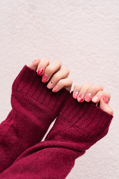 Valentine's Heart Manicure