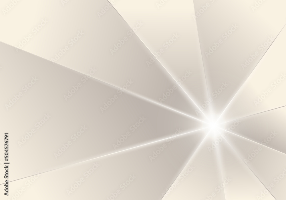 Wall mural abstract golden gradient geometric radius pattern background with lighting effect luxury style