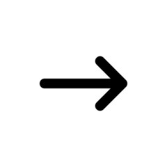 Next arrow simple black icon