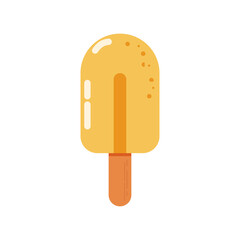 Vector illustration of ice cream in flat style