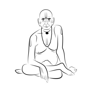 Swami Vivekanand Drawing by Nitin Gambhir | Saatchi Art
