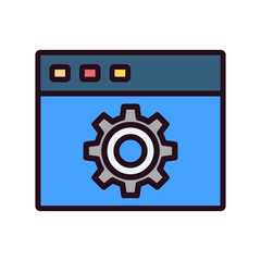 Web page settings Icon