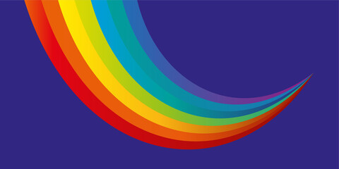 Obraz premium Vector dynamic rainbow background art