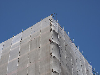 scaffolding for construction work