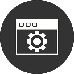 Web page settings Icon