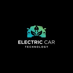 Modern technology car logo design, sophisticated, car technology logo, eco-friendly car 
