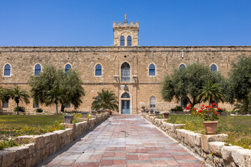 Beit Jamal Catholic monastery, Israel. The landmark is located near Beit Shemesh.