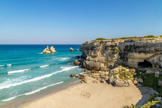 Landscape view near Torre dell Orso, Italy