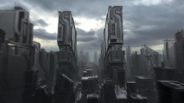 Sci-Fi Futuristic City 