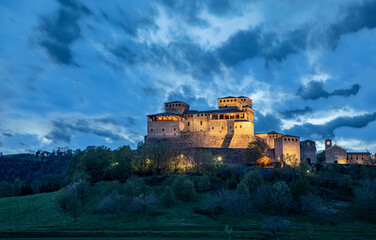 castle in the night