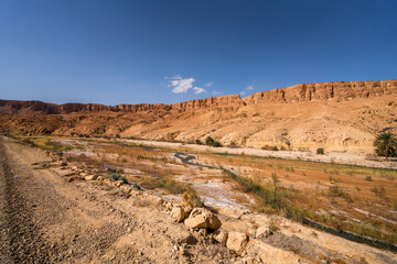 views of Selja Gorges -western Tunisia -Gafsa governorate - Tunisia