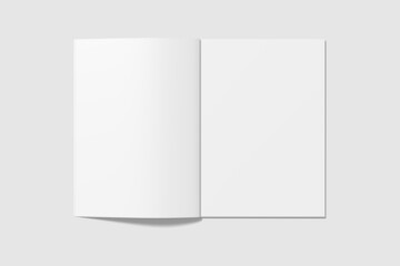 Blank magazine A4 mockup 