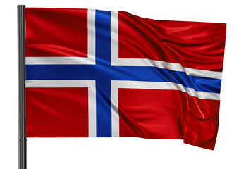 Fototapeta premium Norway national flag