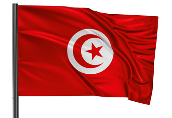 Tunisia national flag