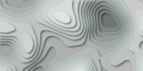 Fototapeta na wymiar Colorful and abstract background in papercut style. Can be used as web banners and digital flyers.Geometric layered curve line white vector background.