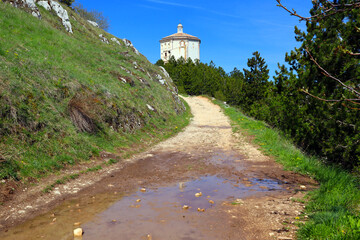 Santa Maria della Pietà Church near the fortress of Rocca Calascio. Santa Maria della Pietà is an...