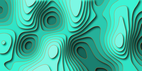 Colorful and abstract background in papercut style. Can be used as web banners and digital flyers.Geometric layered curve line white vector background.