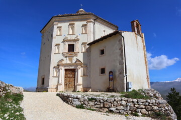 Santa Maria della Pietà Church near the fortress of Rocca Calascio. Santa Maria della Pietà is an...