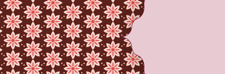 Islamic Arabic Ornament Pattern Frame Elegant Borders Background with Copy Space