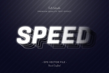 Speed Racing editable text effect