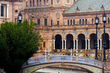 Sevilla, Plaza de Espana. Andalusia, Spagna