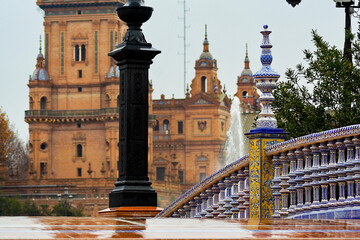Sevilla, Plaza de Espana. Andalusia, Spagna