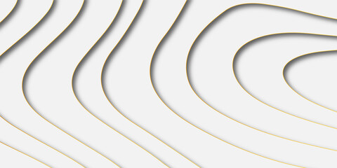 Luxury paper cut background, Abstract decoration, white pattern, halftone gradients, 3d Vector illustration, topographic canyon map light relief texture, curved layers and shadow. 