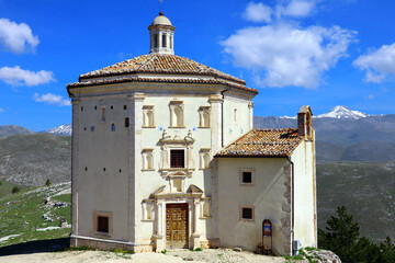 Santa Maria della Pietà Church near the fortress of Rocca Calascio. Santa Maria della Pietà is an...