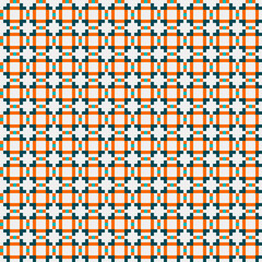 Abstract Cross Pattern generative computational art illustration