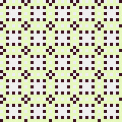 Fototapeta premium Abstract Cross Pattern generative computational art illustration