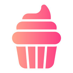 cupcake gradient icon