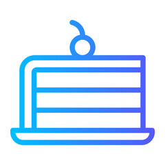 cake gradient icon