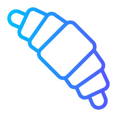 croissant gradient icon