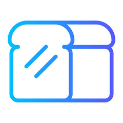 toast gradient icon