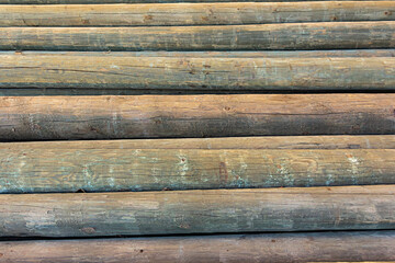 weathered tree trunks and boles log, stacked, background